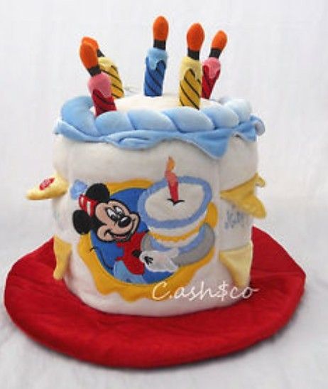 Disneyland a fancy Birthday Hat, with Mickey Mouse