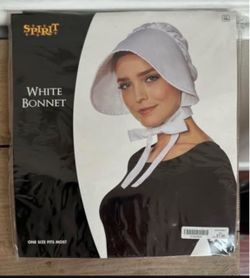 NEW White Bonnet for Costume just $3