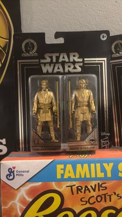 Anakin Skywalker And Obi Wan Gold Edition