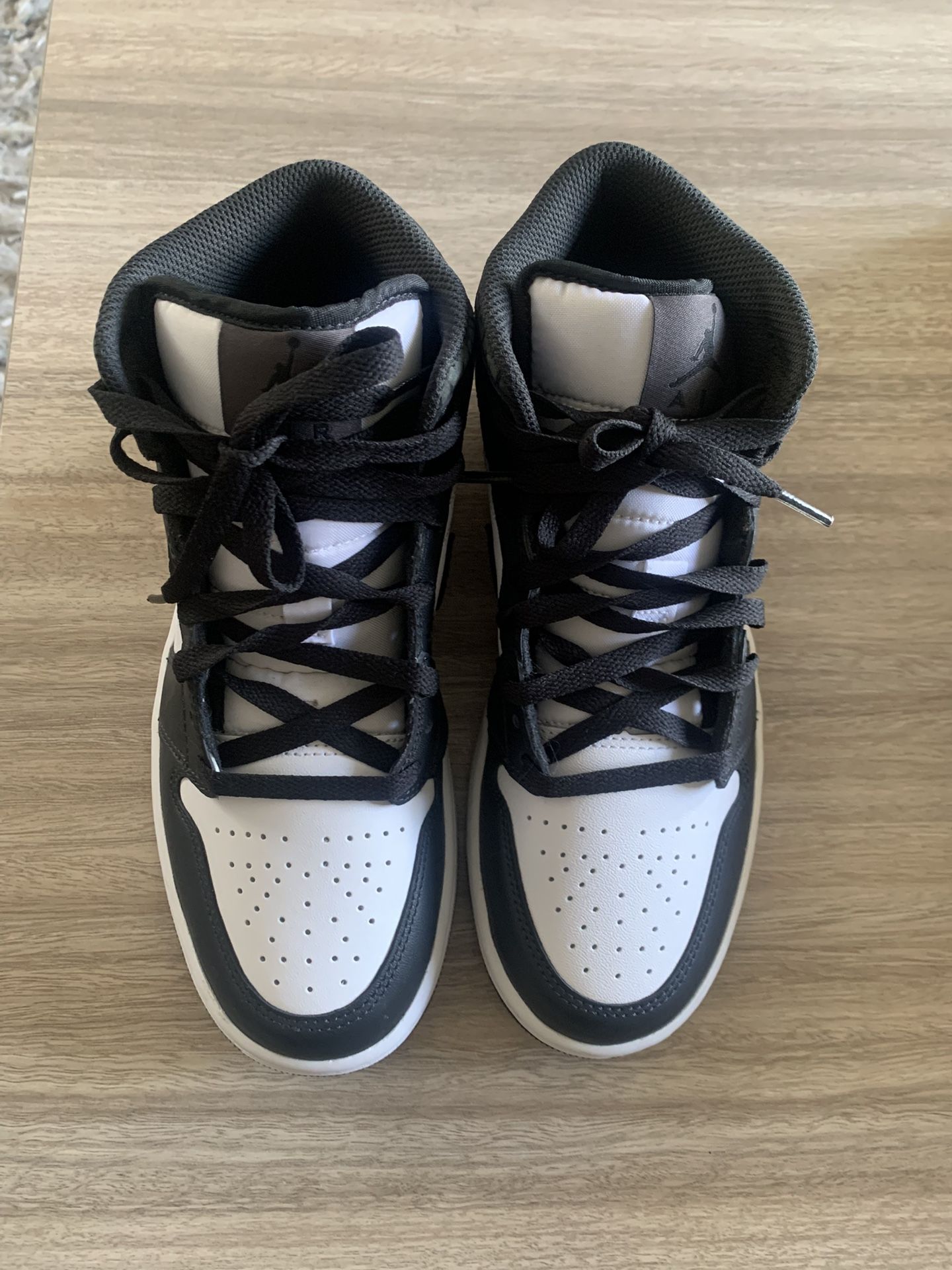 Nike Air Jordan 1 Mid SE Off-Noir Black White 'Panda Elephant' (FB9911 001) Size 7 BRAND NEW