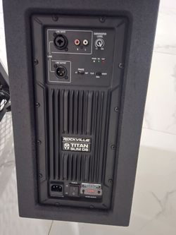 Rockville slim sub with mini Dj booth