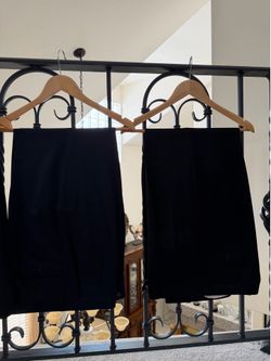 Men’s dress pants and cargo shorts
