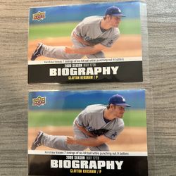 2010 Upper Deck - Season Biography Clayton Kershaw #SB-121