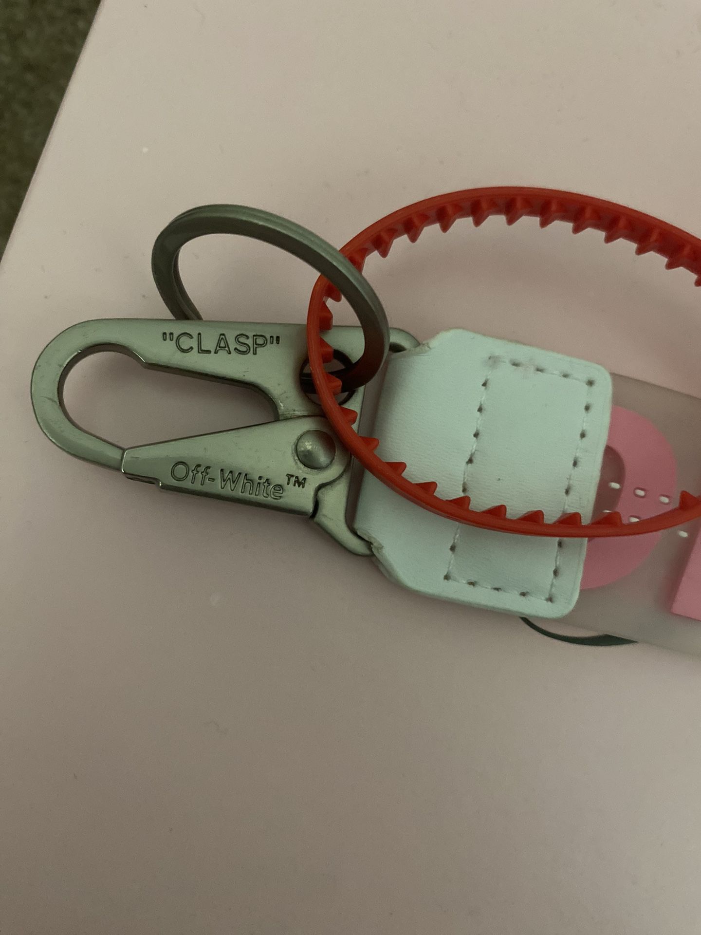 Off White Keychain