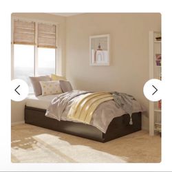  Ameriwood Home Twin  Platform Bed Frame with Drawers - BRAND NEW NEVER USED