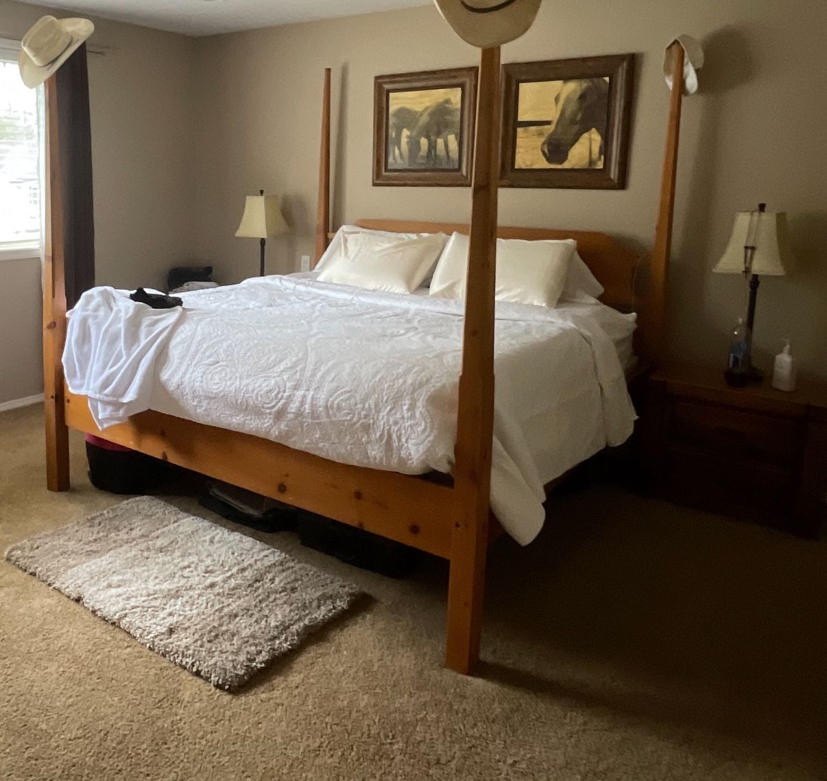Wood Bed Frame King