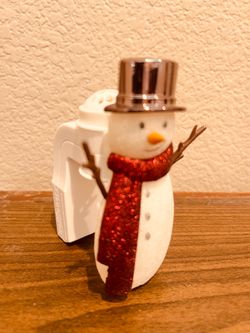 Bath &Body light up  plug in Snowman