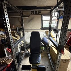 Rep Fitness PR 5000 With Plated Lat Pull down 