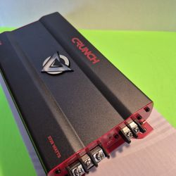 CRUNCH 3725 WATTS MONOBLOCK 1 OHM STABLE BUILT IN CROSSOVER WITH BASS CONTROL CAR AMPLIFIER ( BRAND NEW PRICE IS LOWEST INSTALL NOT AVAILABLE )
