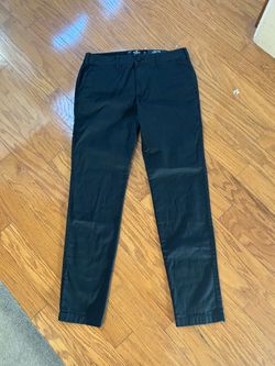 NWT Hollister Men's Black Epic Flex skinny chino Pants size 31x32