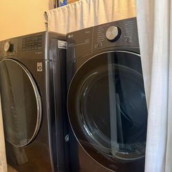 Electric LG Washer + Dryer