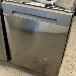 💥Great Deal💥 24 in. Stainless Look Front Control Dishwasher with Stainless Steel Tub 