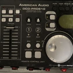AMERICAN AUDIO DCD - PRO610 ~ DJ RACK SYSTEM EQUIPMENT ~ DJ Dual CD player