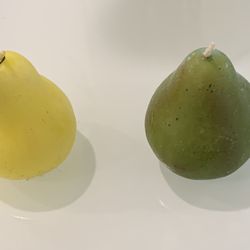 Candles pear shape