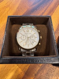 Michael Kors Audrina Clear Acetate Watch MK6200