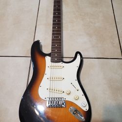 Silvertone electric guitar
