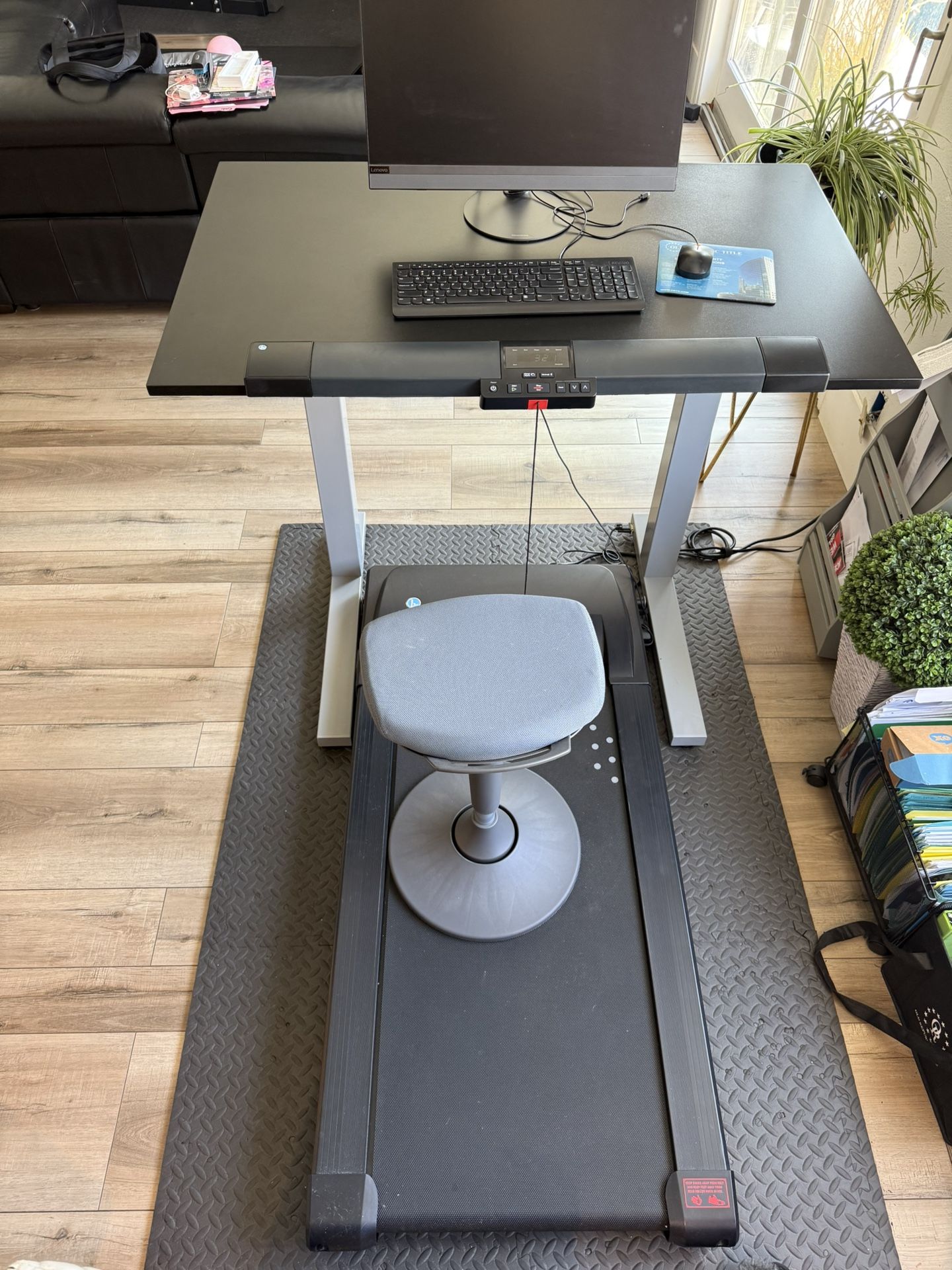 Walking Pad + Electric Desk & Chair