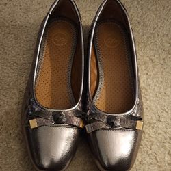 Pewter Ballet Flat