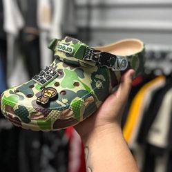 bape x crocs 