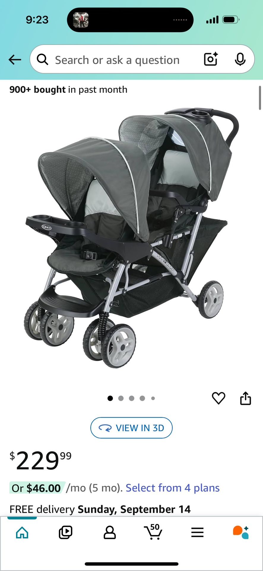 Graco Double Stroller