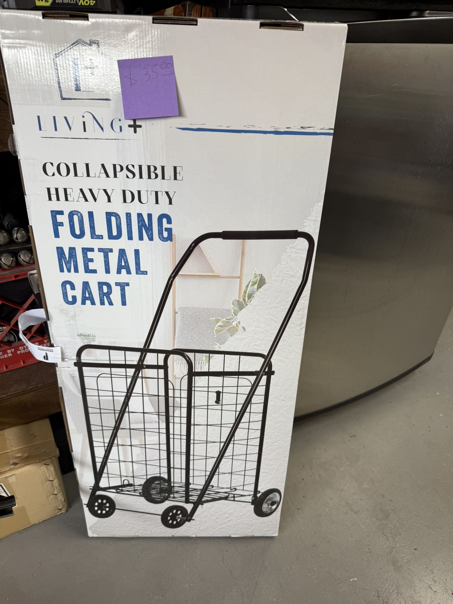 FOLDING METAL CART $35