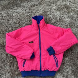 Vintage Columbia Windbreaker Men’s Medium Reversible 