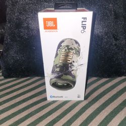 JBL FLIP 6 Portable Wireless Bluetooth  Waterproof Speaker - GT -  Squad (Camo)