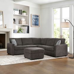 New. Comfy Sectionals w/ottoman