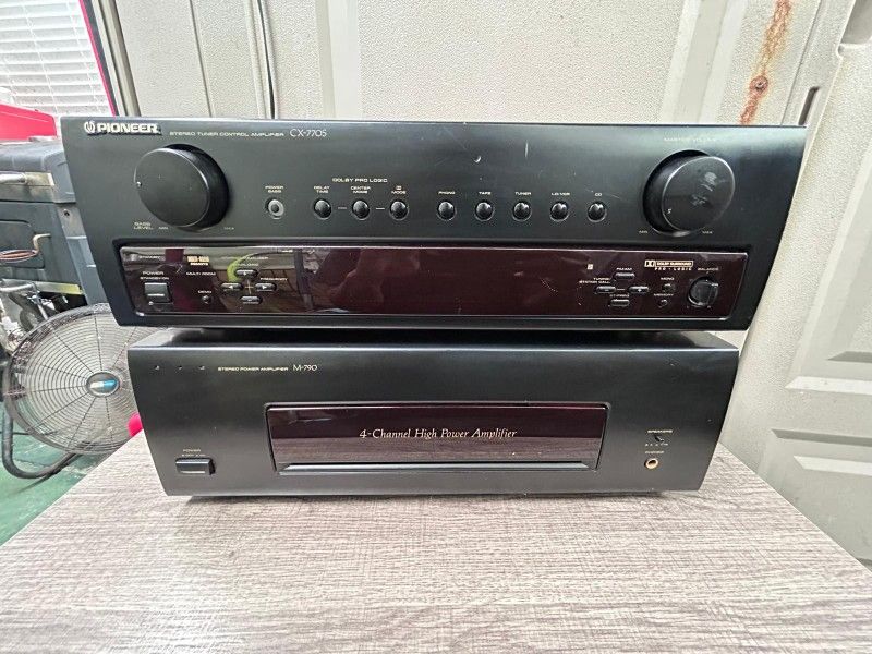 PIONEER POWER AMPLIFIER + PIONEER CONTROL AMPLIFIER SET