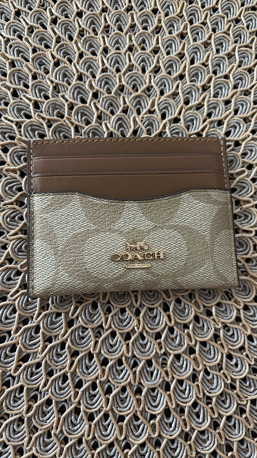Coach Card Holder