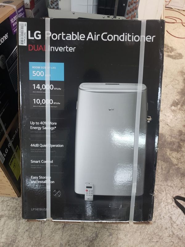 LG 14,000 BTU Portable Air Conditioner, Dual Inverter ...