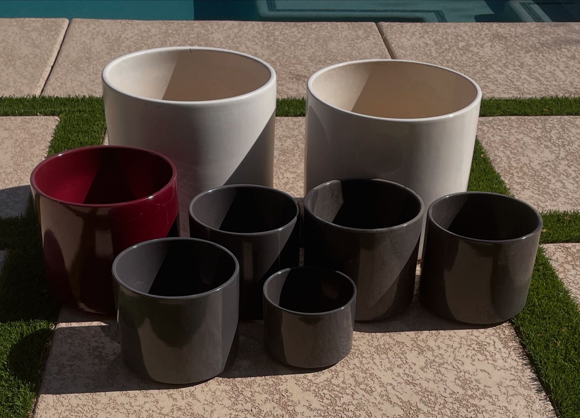 Gainey Flower Pots For Sale. 6 Inches To 16 Inches