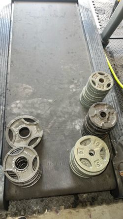 2.5lbs and 5lbs Olympic and standard weight plates