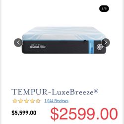 King Queen Size Tempurpedic ProAdapt,  ProBreeze,  LuxeBreeze Mattress  Pro Breeze /Luxe Adapt /Pro Adapt /Adapt /cloud /Tempur pedic contour Supreme 