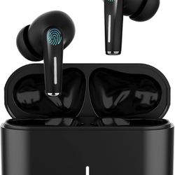 Cirtek Bluetooth Wireless Earbuds Active Noise Cancelling Headphone with 4 mics Bluetooth 5.2 TWS Stereo Deep Bass in-Ear Earphone IPX6 Waterproof 40H