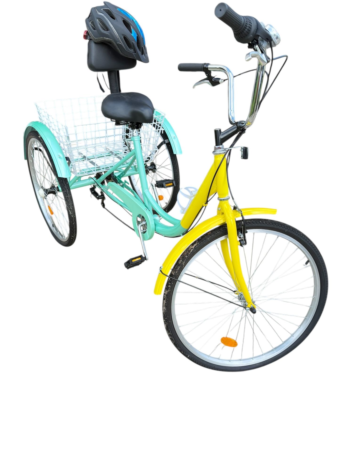 LIKE NEW Adult Tricycle Bicycle 26” 7 Speed “3Wheel Basket