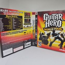 Guitar Hero World Tour - PlayStation 3 (Activision, PS3)- Box Art Only - NO GAME