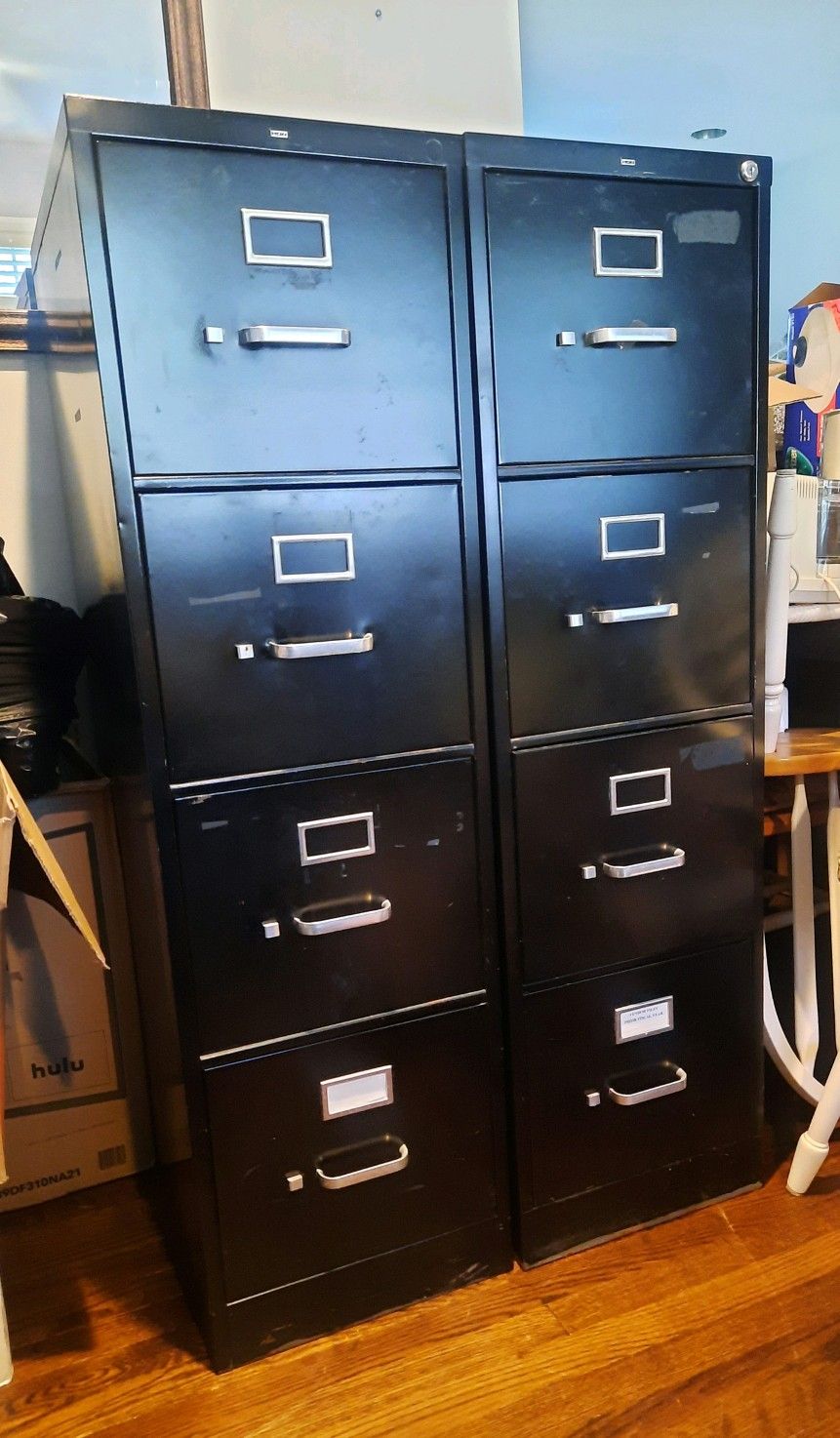 Upright 4 draw filing cabinet $95 each