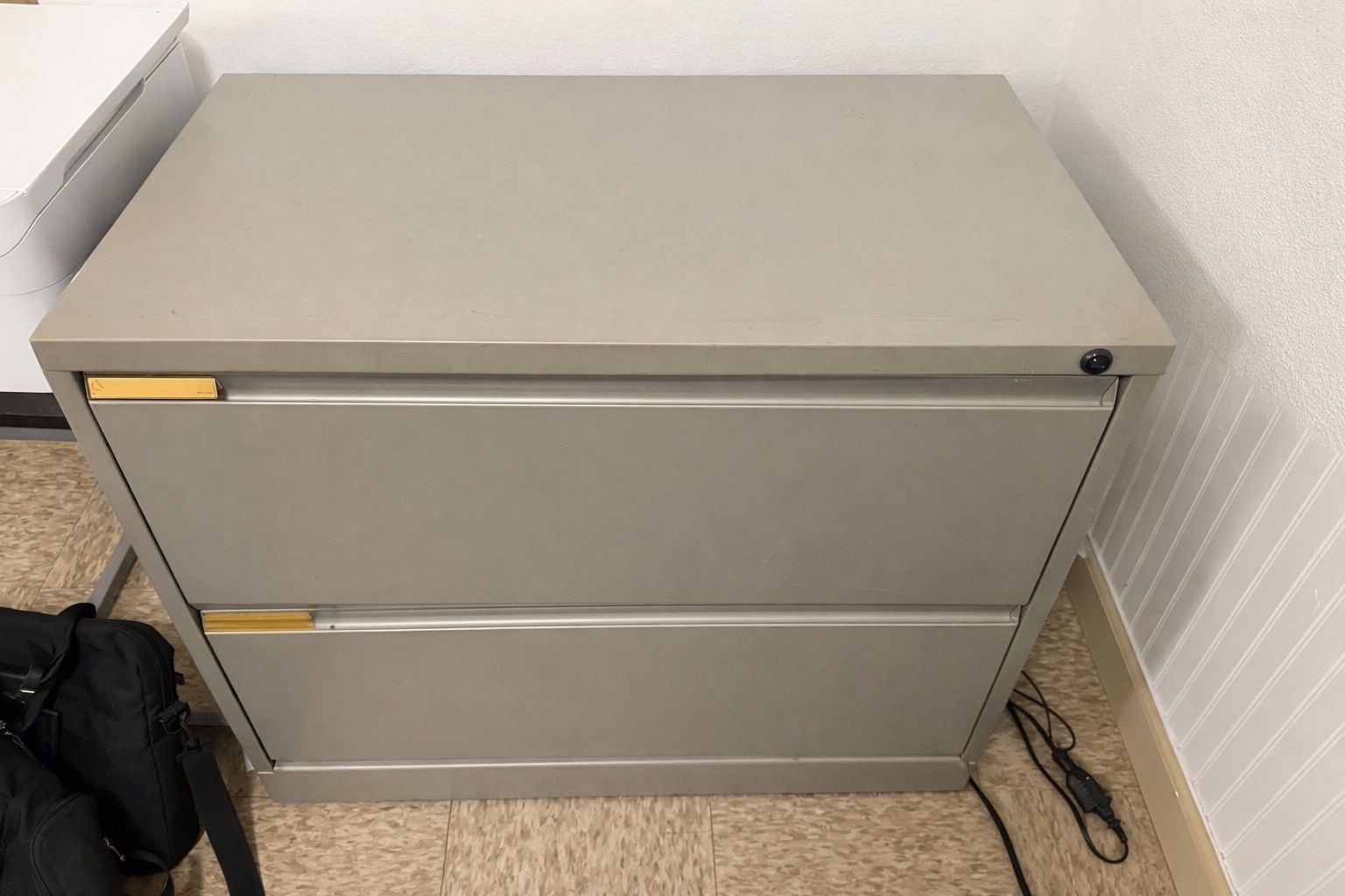 Two Filing Cabinets