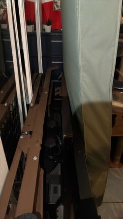 Richmat adjusted bed frame head and foot boards twin mattress