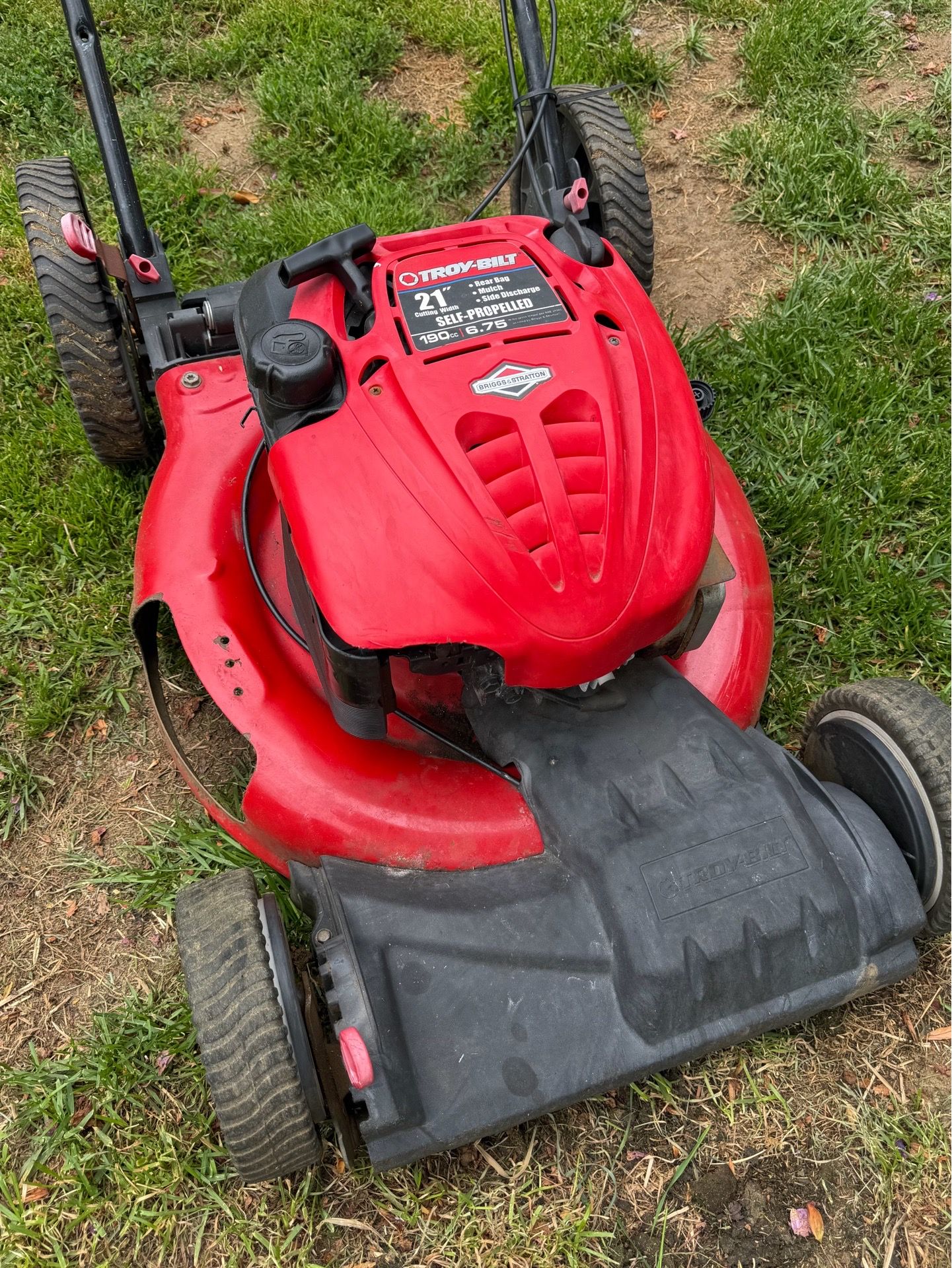 Troy-Bilt 21” Self-Propelled Lawn Mower