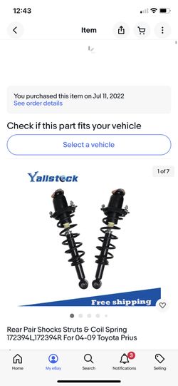 Rear Shocks For 09 Prius