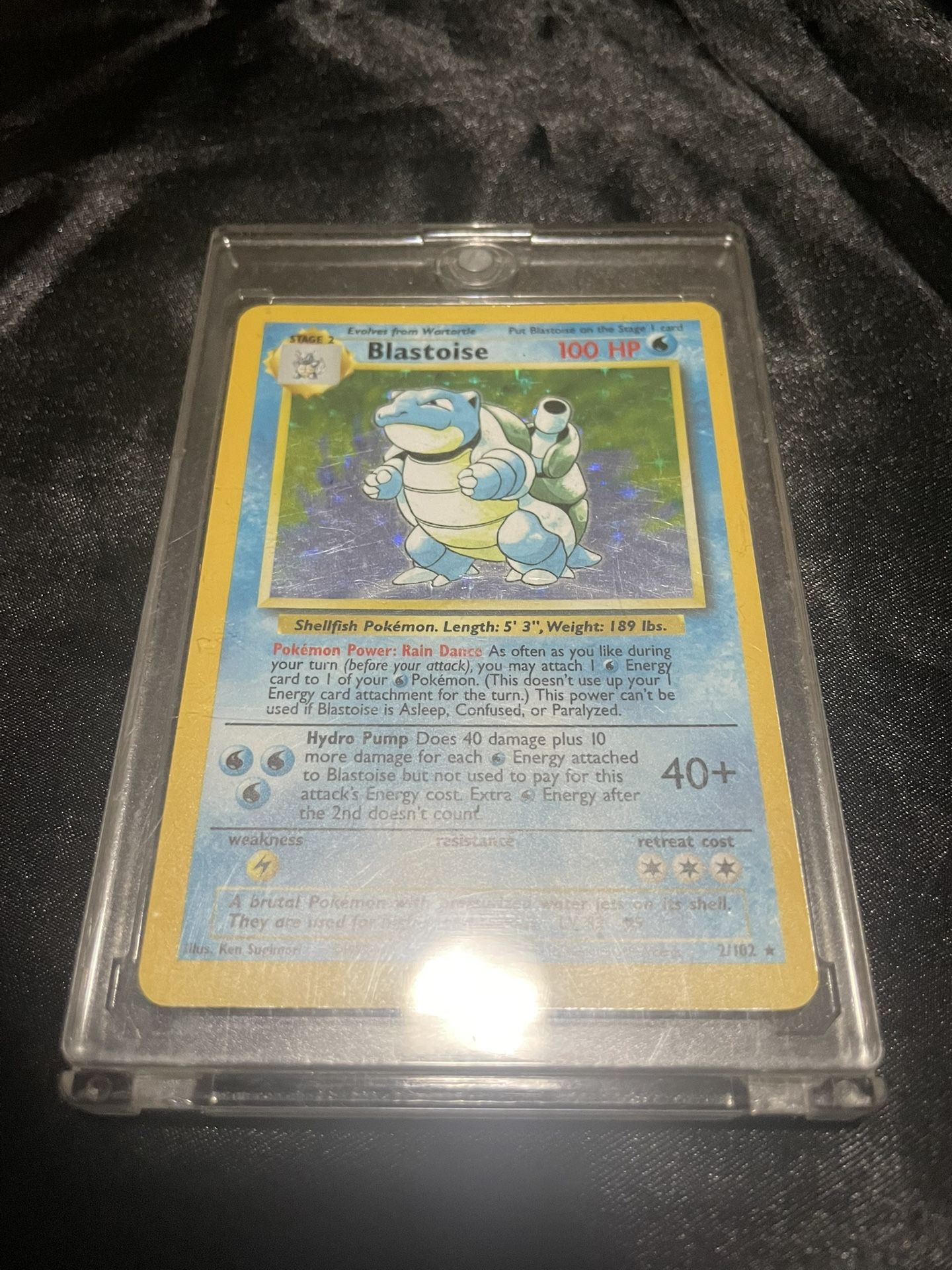 POKEMON CARD Base Set Blastoise !!