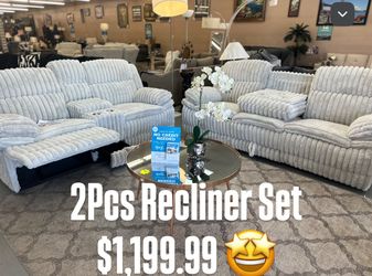 $1199 2Pcs Recliner Set