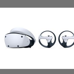 Playstation VR2 headset and controllers (White)