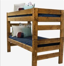 Young pioneer bunk bed