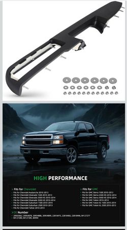 Front Driver Side Door Armrest  Fit for Chevrolet Silverado 1500/2500 HD, for GMC Sierra 1500/Yukon/3500 HD 2010-2014