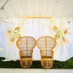 Peacock Chair / Boho Throne Chair For Events