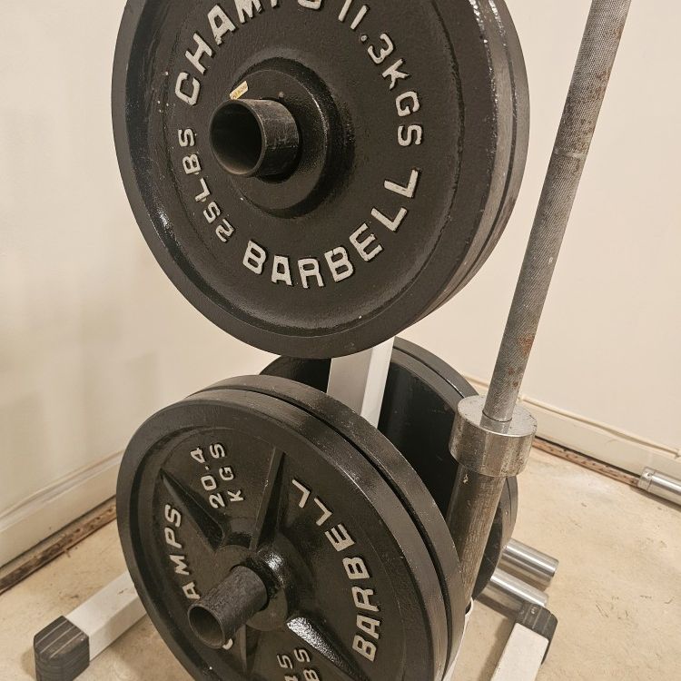 280lb Vintage Champs Weights