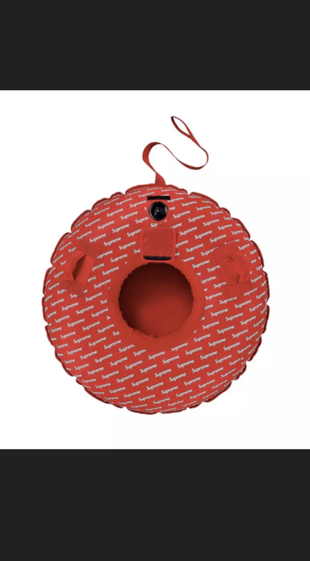 SUPREME SNOW TUBE BRAND NEW RED, AUTHENTIC (IN HAND )